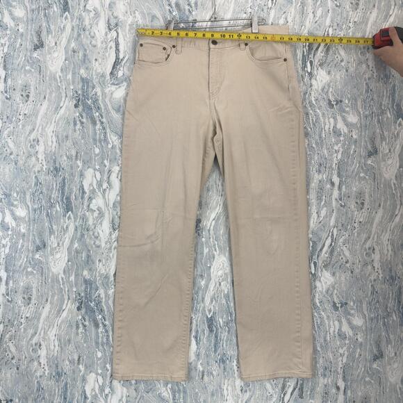 Vintage Ralph Lauren corduroy cream khaki pants (14) - Picture 3 of 5